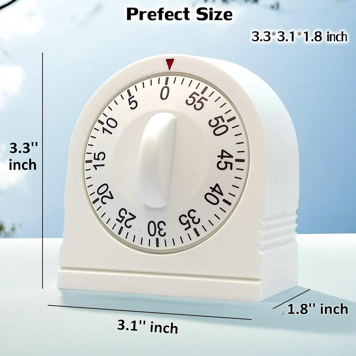 Home Collection 2-Pack 60 Minute Wind-Up Mechanical Timer