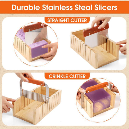 Home Collection 2Pcs 42oz Silicone Loaf Soap Mold Kit
