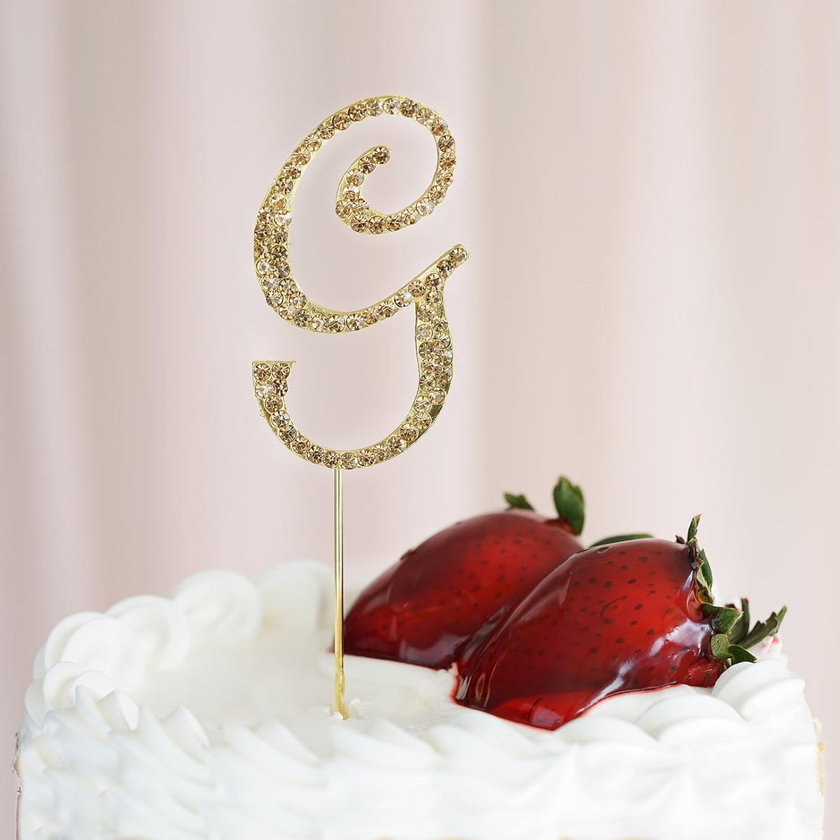 Home Collection Letter Crystal Rhinestone Cake Topper 2.5 Inch
