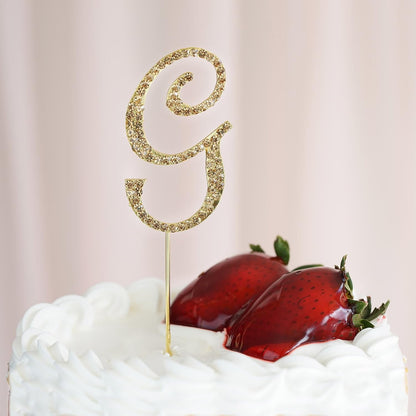 Home Collection Letter Crystal Rhinestone Cake Topper 2.5 Inch