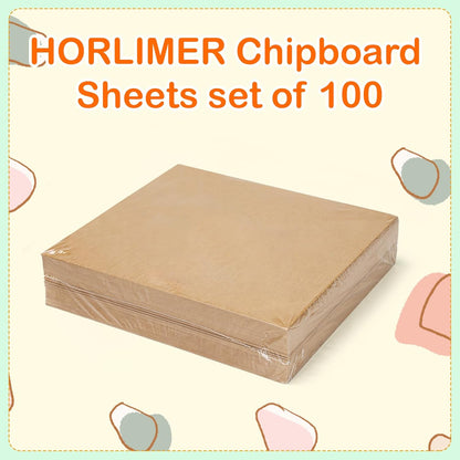 Home Collection 100 Pack 8x10 Chipboard Sheets