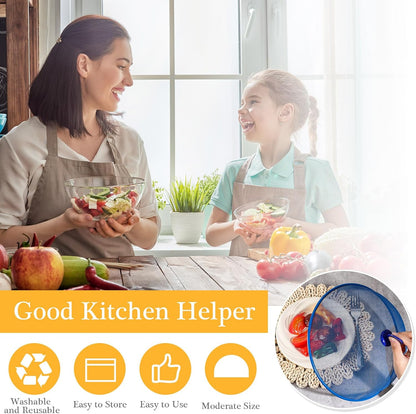 Home Collection Pack of 6 Metal Mesh Food Cover Domes for Outdoor Dining