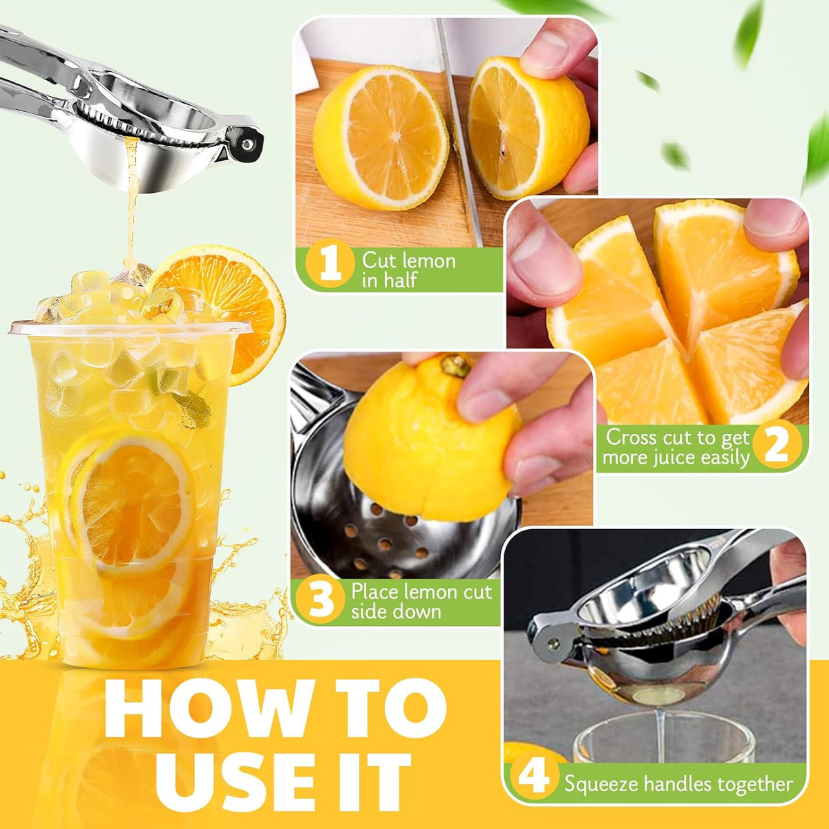Home Collection Large Hand Press Lemon Squeezer