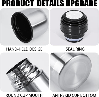 Home Collection 33 oz  Stainless Steel Vacuum Thermos Flask