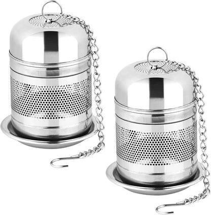 Home Collection 2Pcs Stainless Steel Tea Infuser Strainers