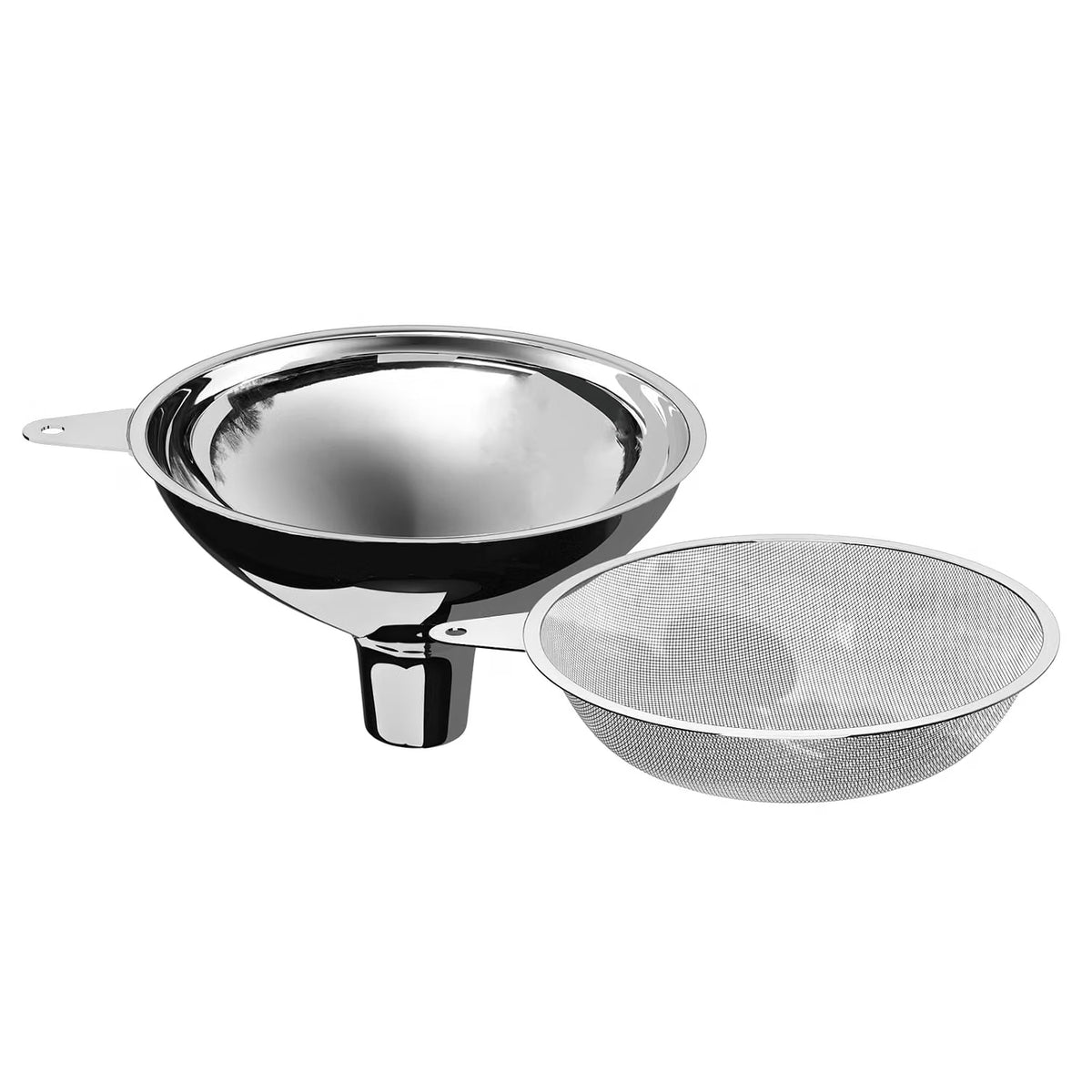 Home Collection Stainless Steel Bottle Filling Funnel for Oil Juice Coffee and Food