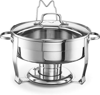 Home Collection Round Chafing Dish Buffet Set