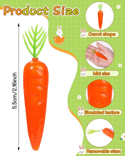 Home Collection 50Pcs Mini Artificial Carrots