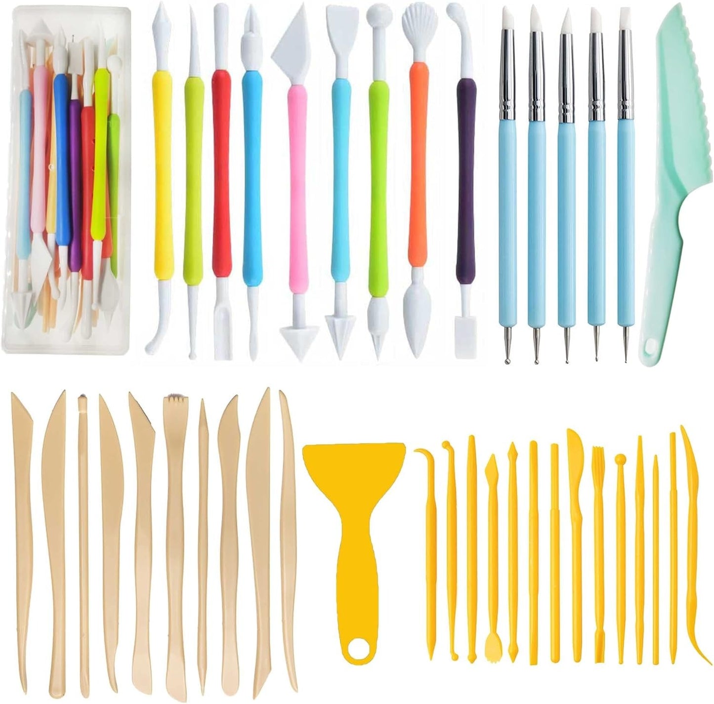Home Collection 41Pcs Polymer Clay Art Tools Set