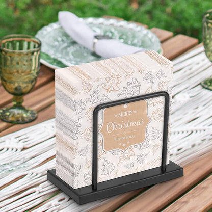 Home Collection Freestanding Modern Metal Napkin Holder for Table
