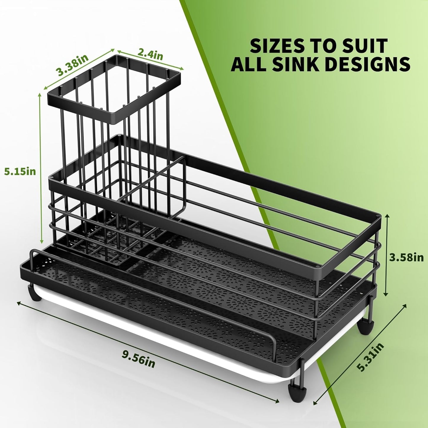 Home Collection Large Capacity Kitchen Sink Caddy Organizer