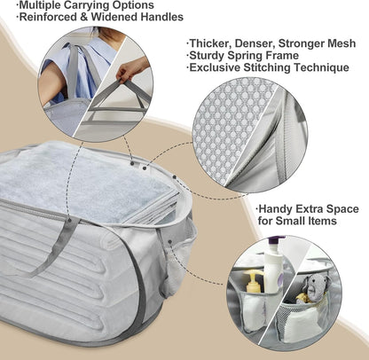 Home Collection Upgraded Collapsible Laundry Baskets