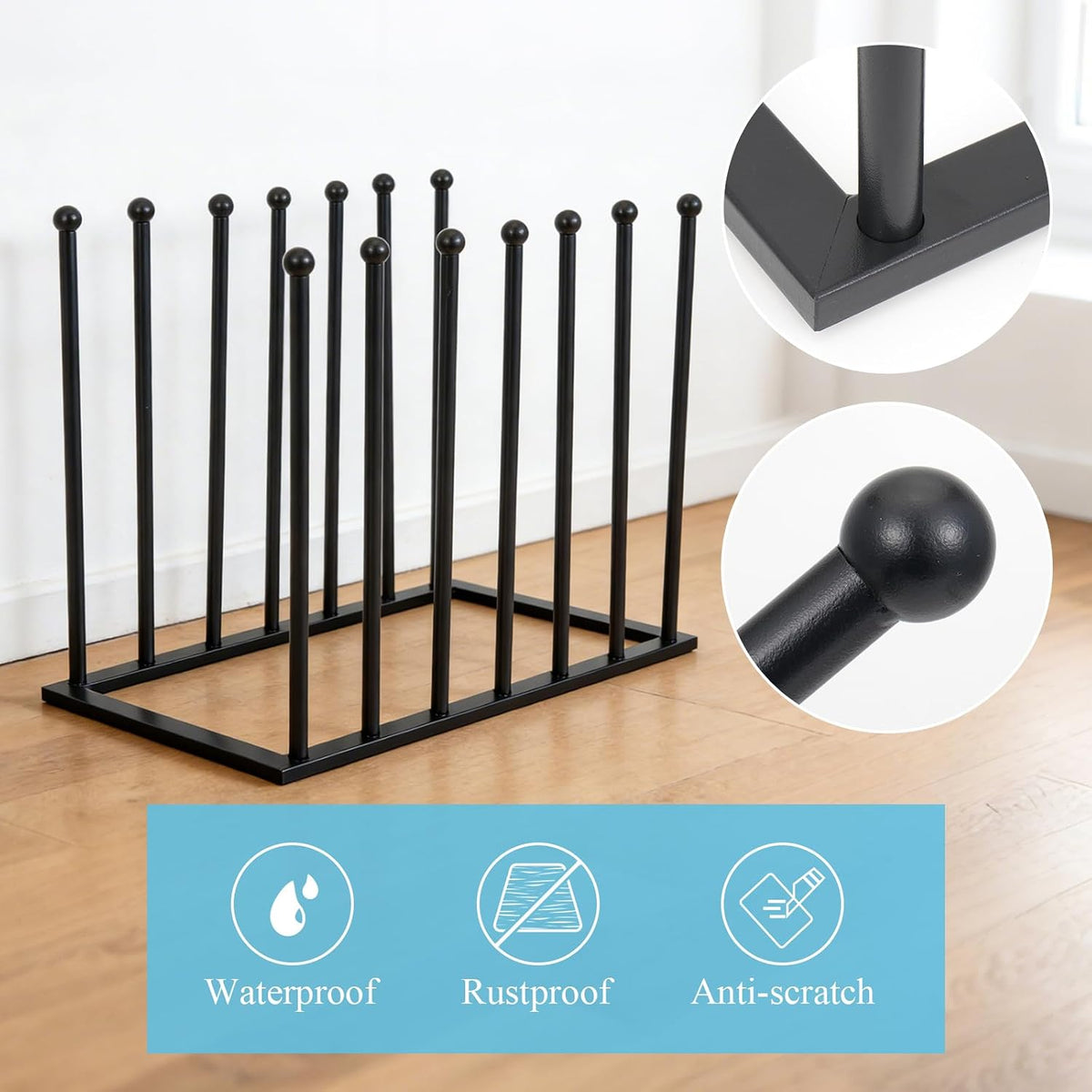 Home Collection Adjustable Multi-Tier Metal Art Drying and Canvas Storage Rack
