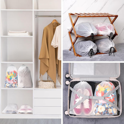 Home Collection Pack of 23 Waterproof Travel Shoe Bags Reusable Shoe Storage Bags