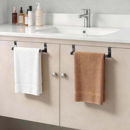 Home Collection Pack of 2 Stainless Steel Over Cabinet Towel Bars