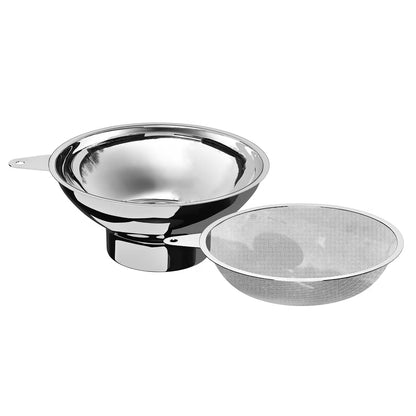 Home Collection Stainless Steel Bottle Filling Funnel for Oil Juice Coffee and Food