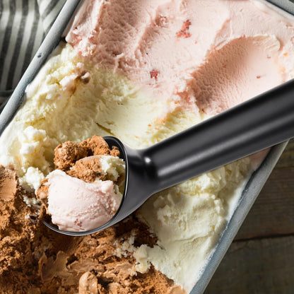 Home Collection 2-Pack Anti-Freeze Ice Cream Scoop Black