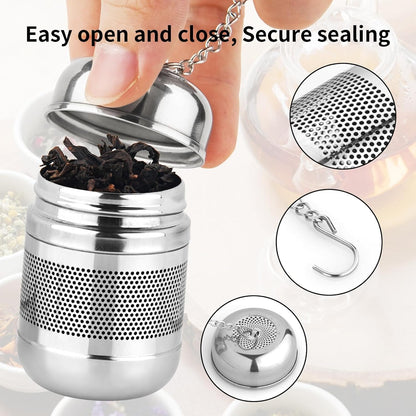 Home Collection 2Pcs Stainless Steel Tea Infuser Strainers