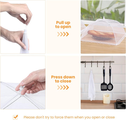 Home Collection  Set of 2 Extra Large Pop-Up Food Tents
