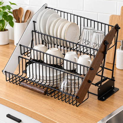 Home Collection 3-Tier Pull-Down Spice Rack Organizer