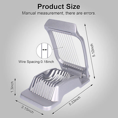 Home Collection Aluminum Egg Slicer with Stainless Steel Wires