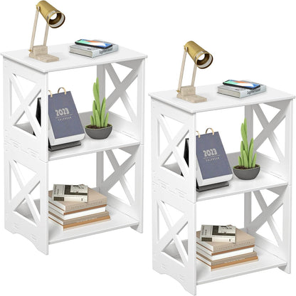 Home Collection 2-Piece 3-Tier End Table Set