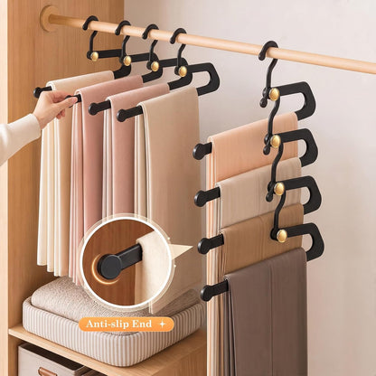 Home Collection Pack of 20 Non-Slip Pants Hangers