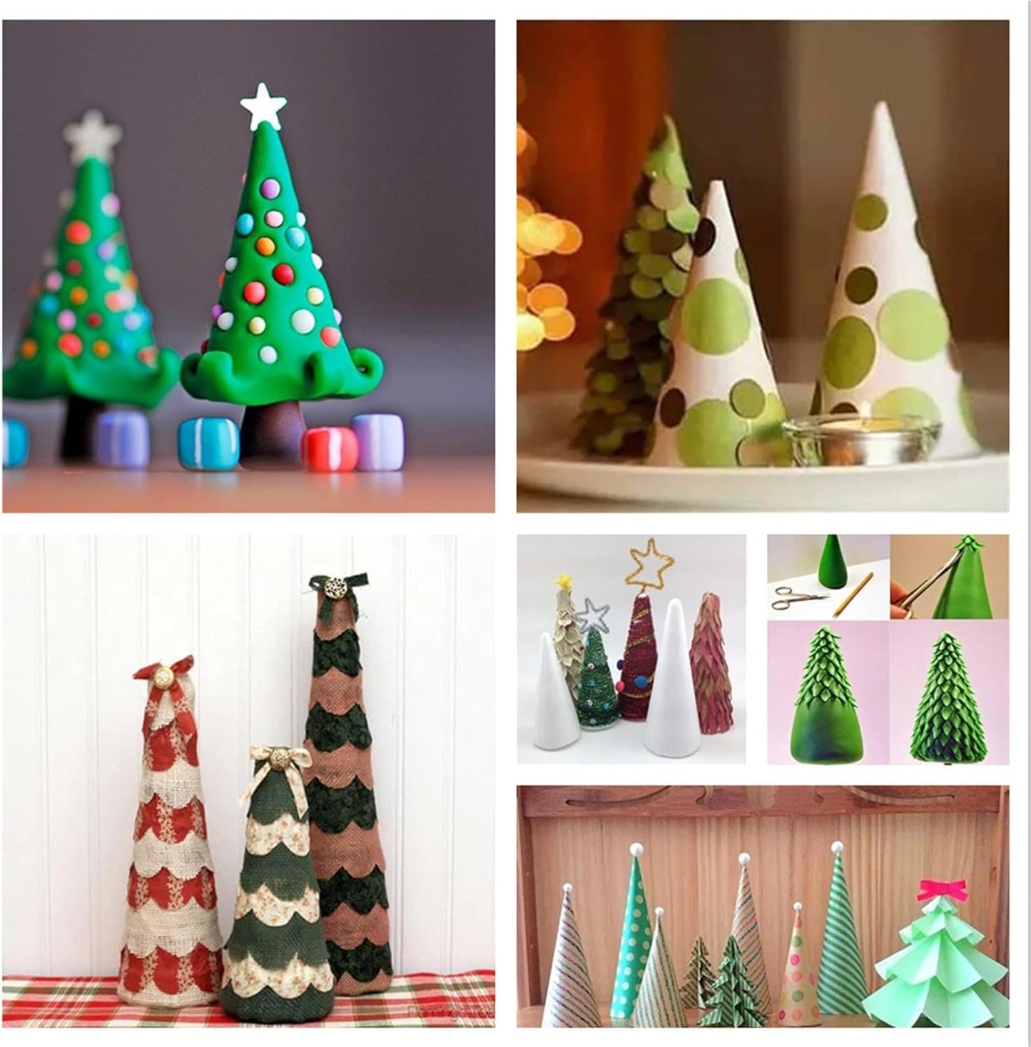 Home Collection 16 Pack Foam Tree Cones
