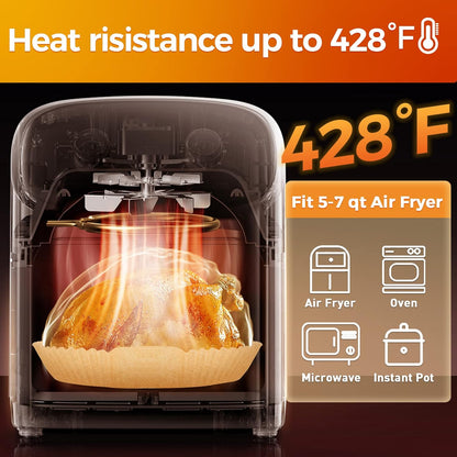 Home Collection 100 Pcs Air Fryer Paper Liners