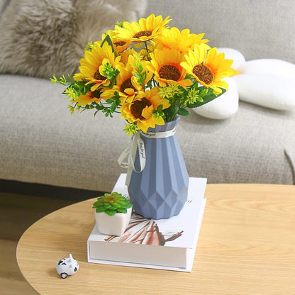 Home Collection 2Pcs Artificial Sunflower Bouquets with Stems