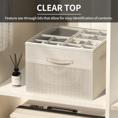 Home Collection Pack of 2 Foldable Shoe Organizer for Closet