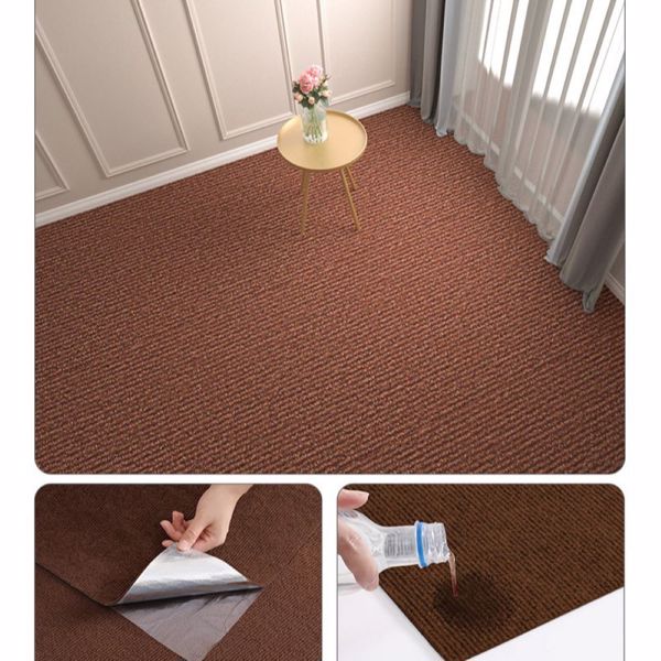 Self-Adhesive 12" Carpet Tile – Brown