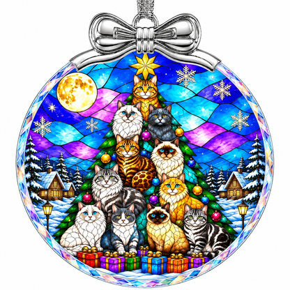 Home Collection Crystal Glass Christmas Ornament Hanging Tree Decoration and Holiday Keepsake Gift