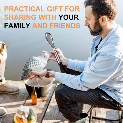 Home Collection 4-Pc Stainless Steel Fish Scaler Brush
