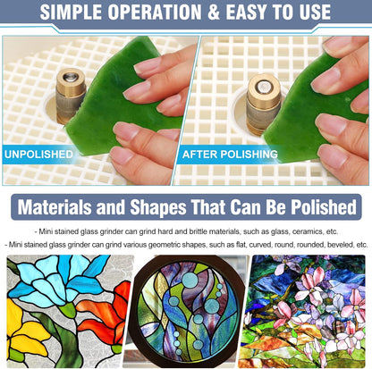 Home Collection Portable Stained Glass Grinder Kit