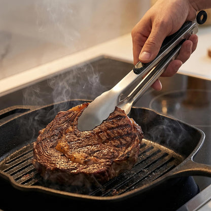 Home Collection Heat-Resistant Stainless Steel Cooking Utensil Set