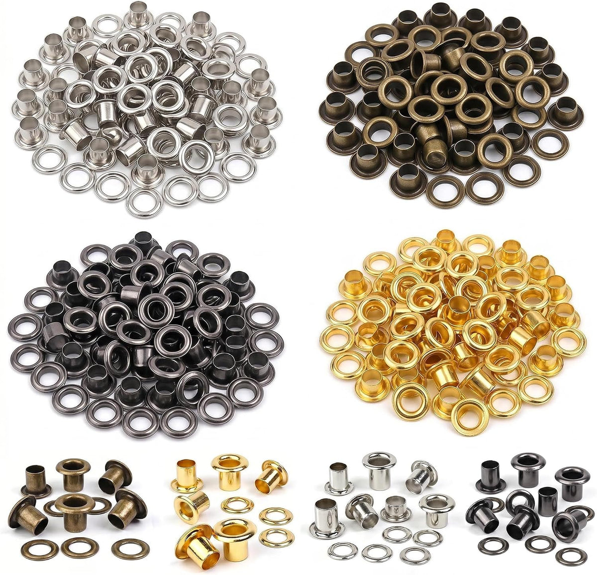 Home Collection Pack of 400 Grommet Eyelet Kit
