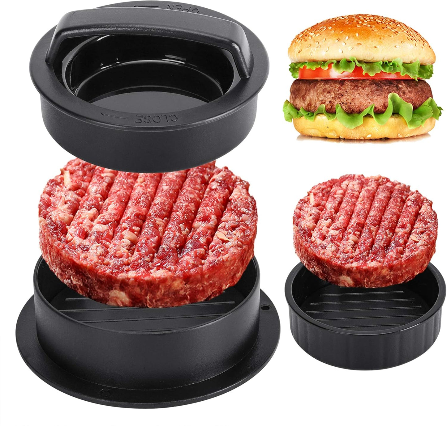 Home Collection 3-in-1 Stuffed Hamburger Press