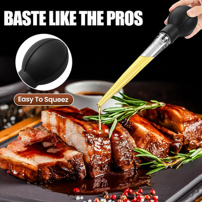 Home Collection Large Turkey Baster with Cleaning Brush