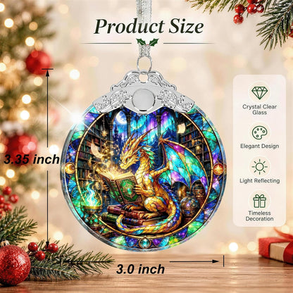 Home Collection Crystal Glass Christmas Ornament Sparkling Hanging Tree Decoration