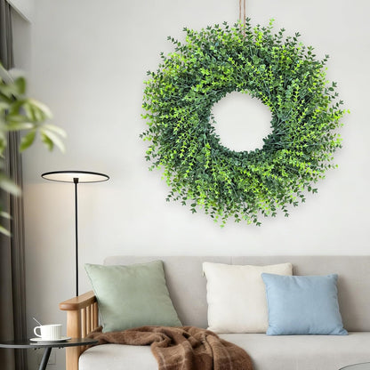 Home Collection All-Season Large Boxwood Wreath for Front Doo 28-Inch