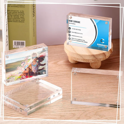 Home Collection 3 Pack Magnetic Photo Frames 2.5 X 3.5 Inch