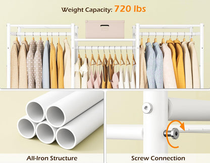 Home Collection Multi-Functional Shoe & Clothing Organizer