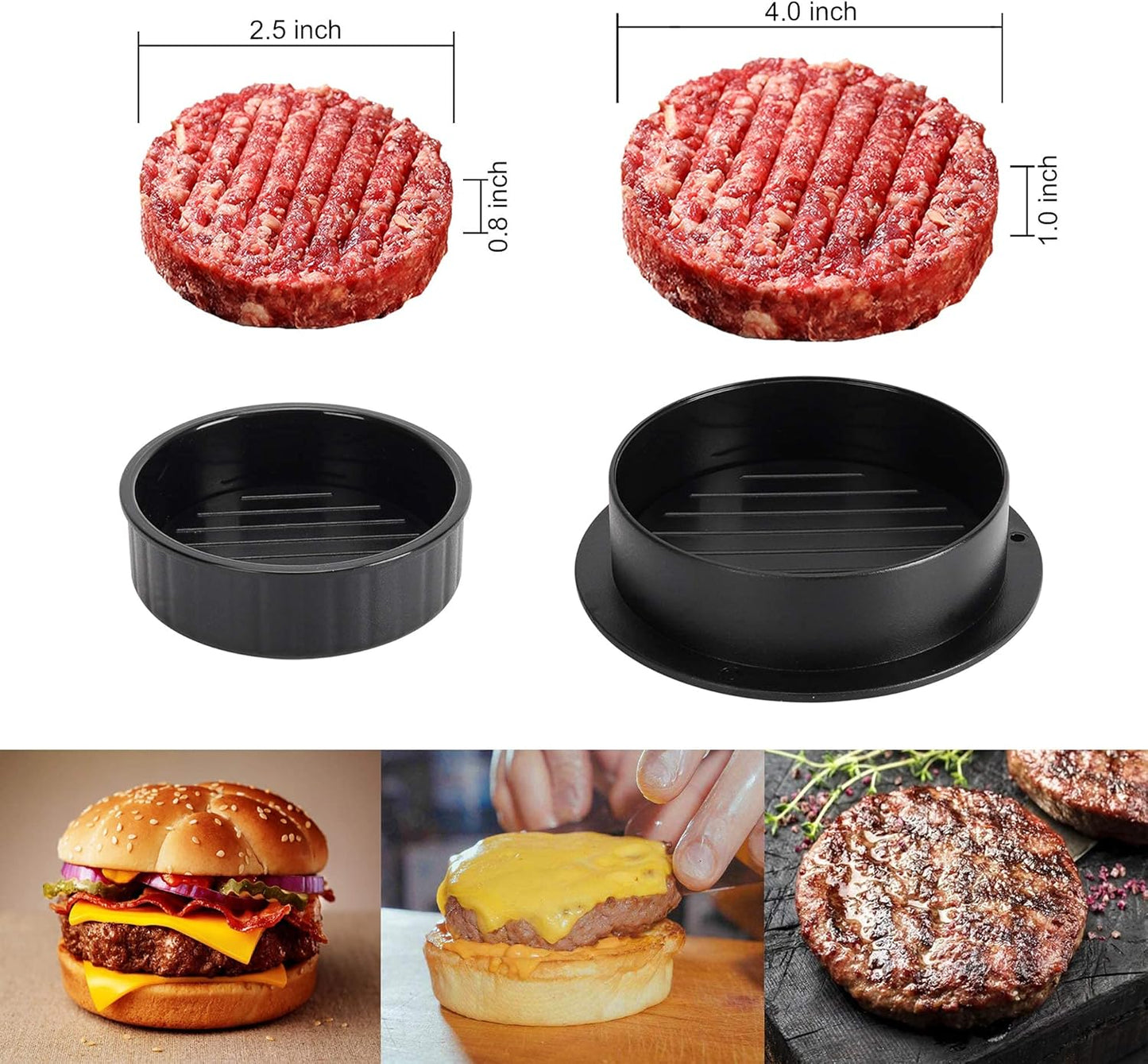 Home Collection 3-in-1 Stuffed Hamburger Press