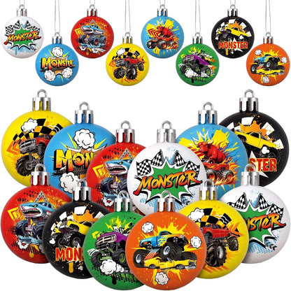 Home Collection Pack of 40 Mini Christmas Ball Ornaments 1.2 Inch Hanging Xmas Tree Decorations