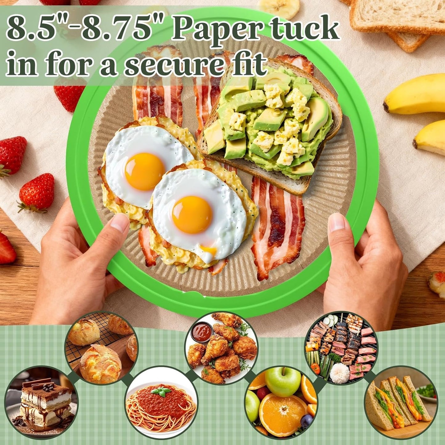 Home Collection Plastic Hollow Paper Plate Holders