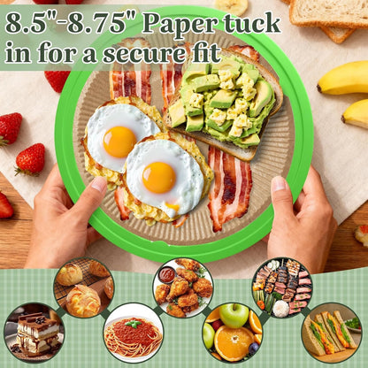 Home Collection Plastic Hollow Paper Plate Holders