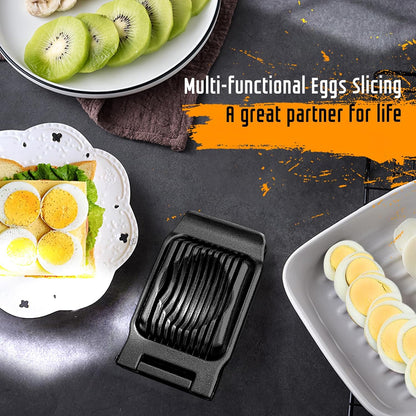 Home Collection Multipurpose Aluminum Egg Slicer with Stainless Steel Wire