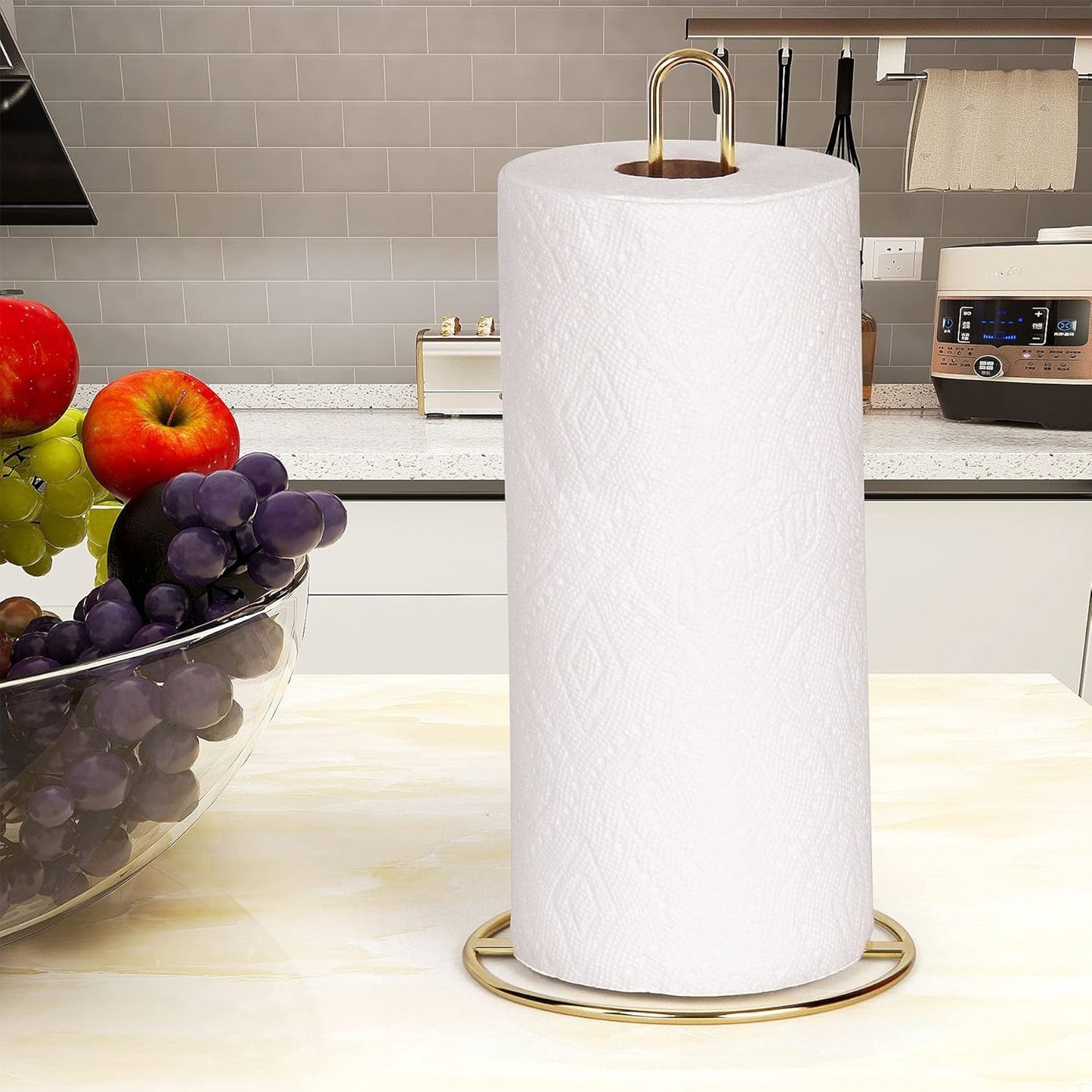 Home Collection Countertop Paper Towel Holder Stand for Kitchen