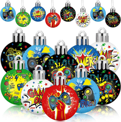 Home Collection Pack of 40 Mini Christmas Ball Ornaments 1.2 Inch Hanging Xmas Tree Decorations